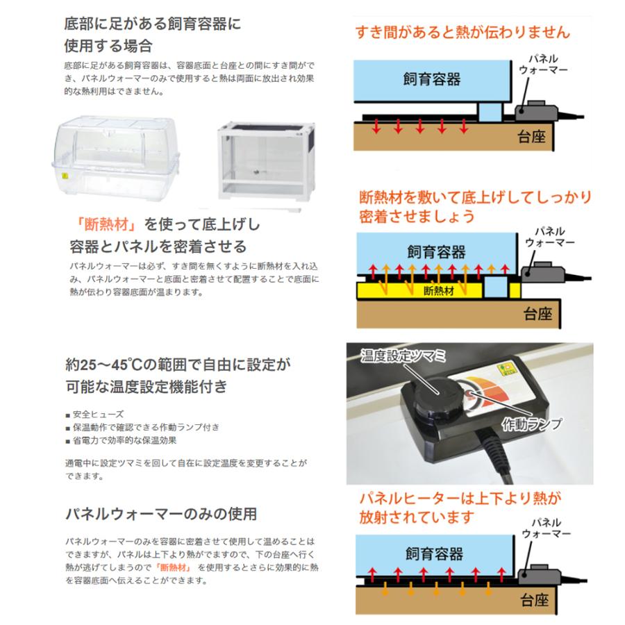 三晃商会　パネルウォーマー　１４Ｗ　小動物　爬虫類　鳥　パネルヒーター | 三晃商会 | 05