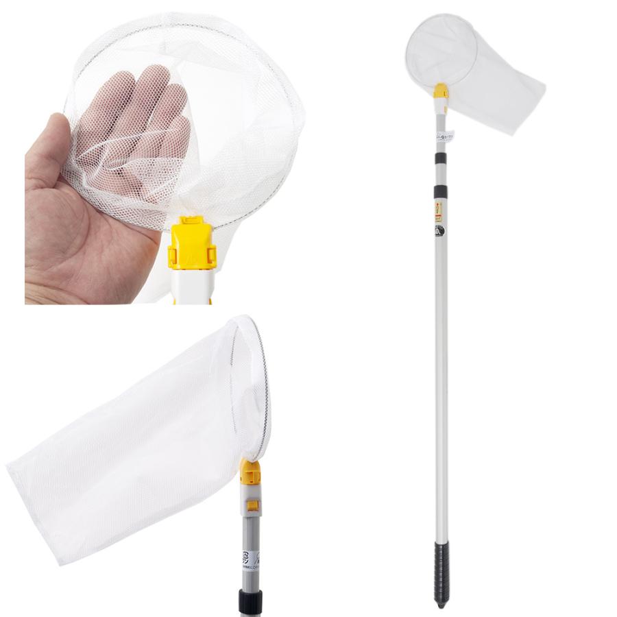 替え網1枚付】 伸縮式超ロングピンポイントネット500cm エーワン