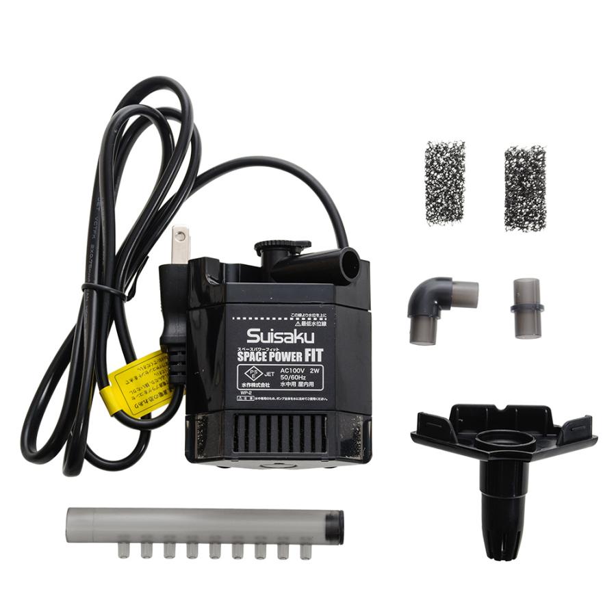 水作 スペースパワーフィットプラス パワーヘッドセット ブラック