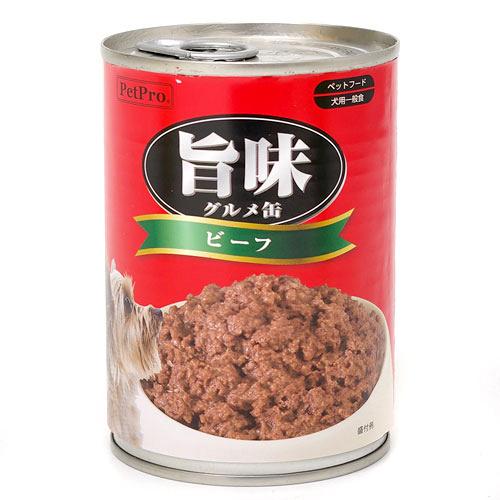 ペットプロ　旨味グルメ　ビーフ　３７５ｇ　ドッグフード | PetPro