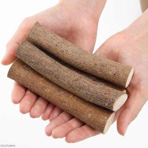 Leaf Corp かじり木 国産 びわの木 太枝 4本入 小動物 おもちゃ 無