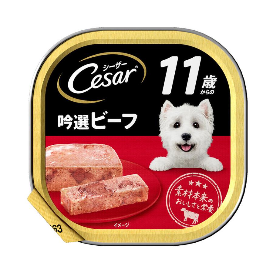 シーザー　１１歳　吟選ビーフ　ビーフ　１００ｇ　ドッグフード　シーザー　超高齢犬用 | シーザー