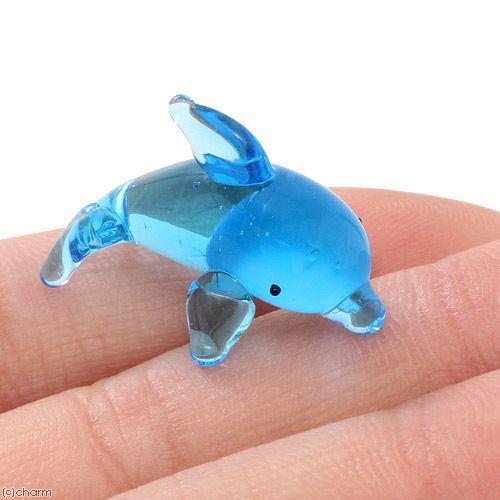 売れ筋ランキング グラスコレクション プチシリーズ イルカａ １個 ライトブルー