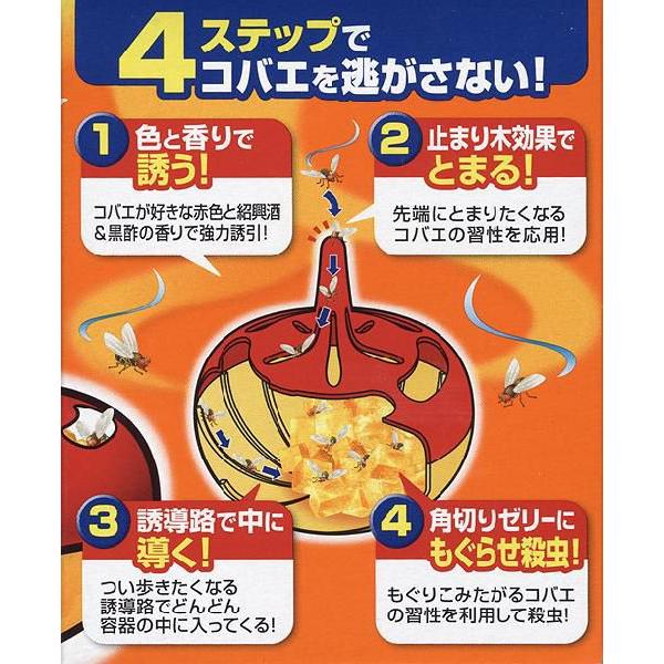 コバエがホイホイ 2個入り コバエがホイホイ 2個入/ アース製薬 : 街の雑貨屋さん Yahoo!店