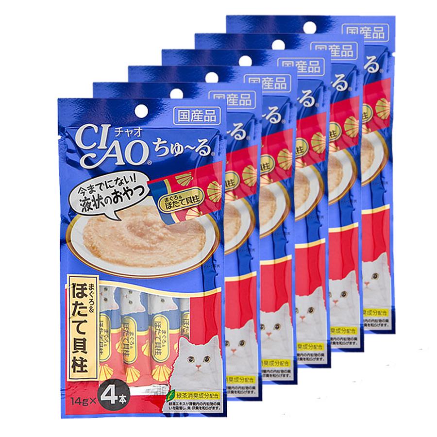 INABA ちゅ〜る いなば CIAO チャオ ちゅ〜る まぐろ＆ほたて貝柱