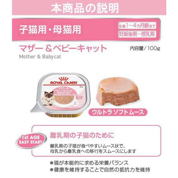 ロイヤルカナン　子猫　マザー＆ベビーキャット　離乳期〜４ヶ月齢　１００ｇ×１２個　９３３４２１４０２９９８６　お一人様２点限り | ロイヤルカナン | 05