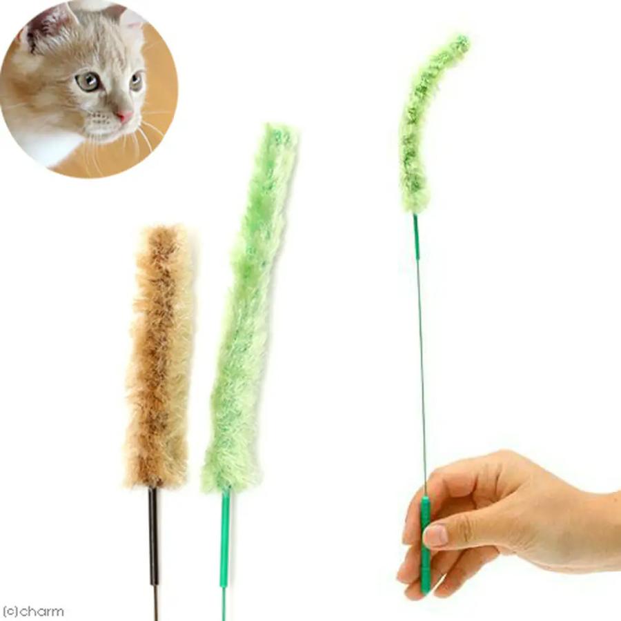 じゃれ猫 猫じゃらし キャティーマン じゃれ猫 猫のお遊び草 2本