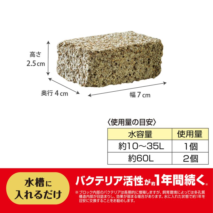 GEX（ジェックス） ベストバイオブロック 中 バクテリア 石 多孔質