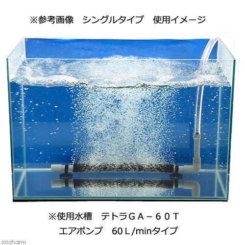 バブルチューブ　長さ６０ｃｍ（直径２６／１７ｍｍ）シングルセット　池　活魚　錦鯉　金魚　ブロワー専用拡散器　エアーストーン　エアーカーテン｜chanet｜03