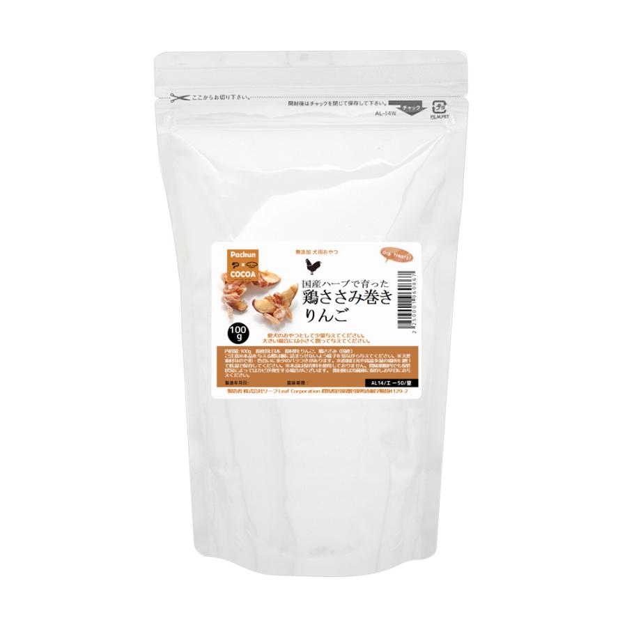 Leaf Corp 犬 おやつ ジャーキー 国産 ハーブで育った鶏ささみ巻き