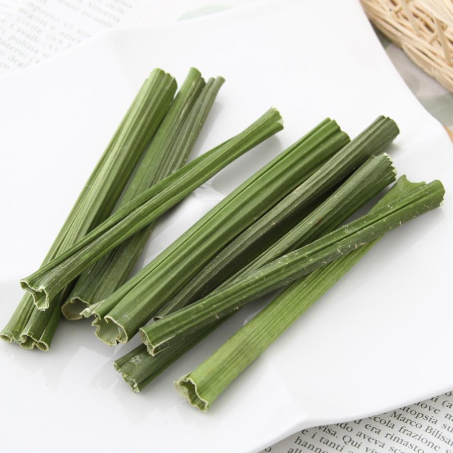 Leaf Corp 国産 パパイヤの葉の茎 8本入り かじり木 小動物用の