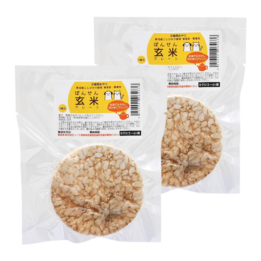国産 ぽんせん 玄米 プレーン ２枚セット 犬猫鳥ハムスター用おやつ ぱっくんぽん ｐａｃｋｕｎｘｃｏｃｏａ チャーム Charm Paypayモール店 通販 Paypayモール