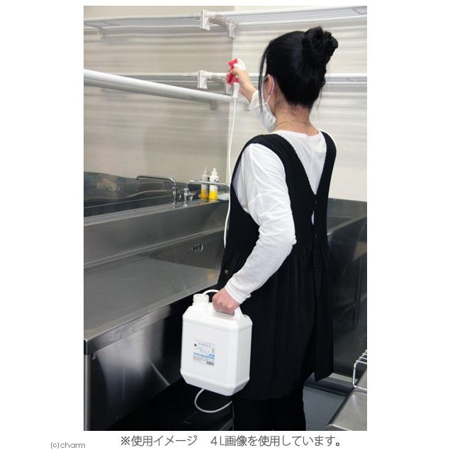 そのまま使える次亜塩素酸　人とペットにやさしい除菌消臭水　４Ｌ　高性能ホースノズルセット | Leaf Corp | 03