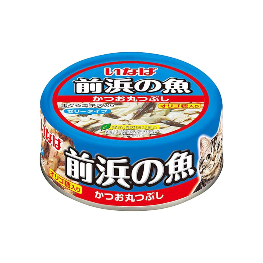 専用いなば　前浜の魚　かつお丸つぶしが中心のバラエティ　115g×48缶他 前浜の魚 いなば 前浜の魚 かつお丸つぶし 115g キャットフード