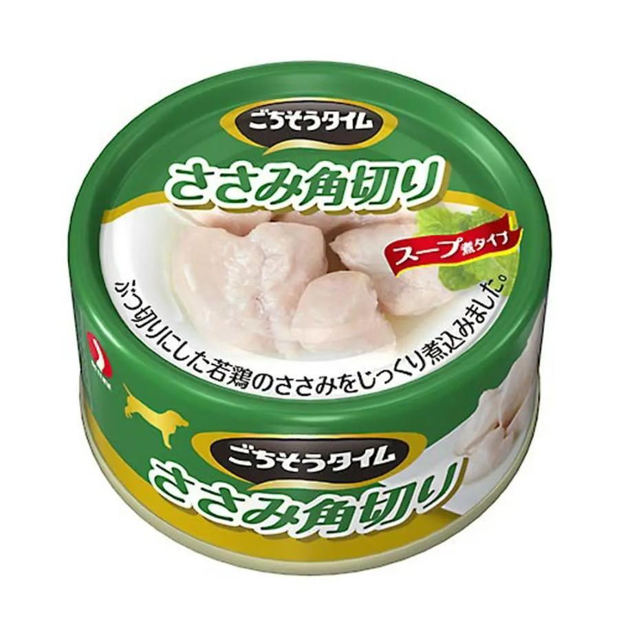 ごちそうタイム　ささみ角切り　８０ｇ　ドッグフード　ウェットフード　缶詰 | ごちそうタイム