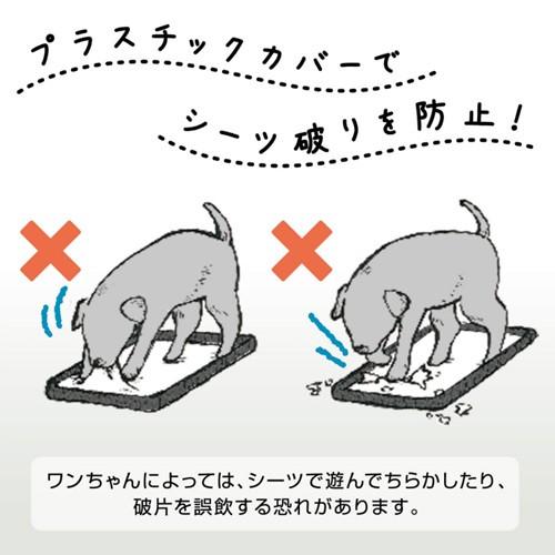 ペティオ　お手入れらくらく　ドッグトレー専用　シーツ破れ防止カバー　グレー　犬　トイレトレー　カバー　オプションパーツ | Petio | 02