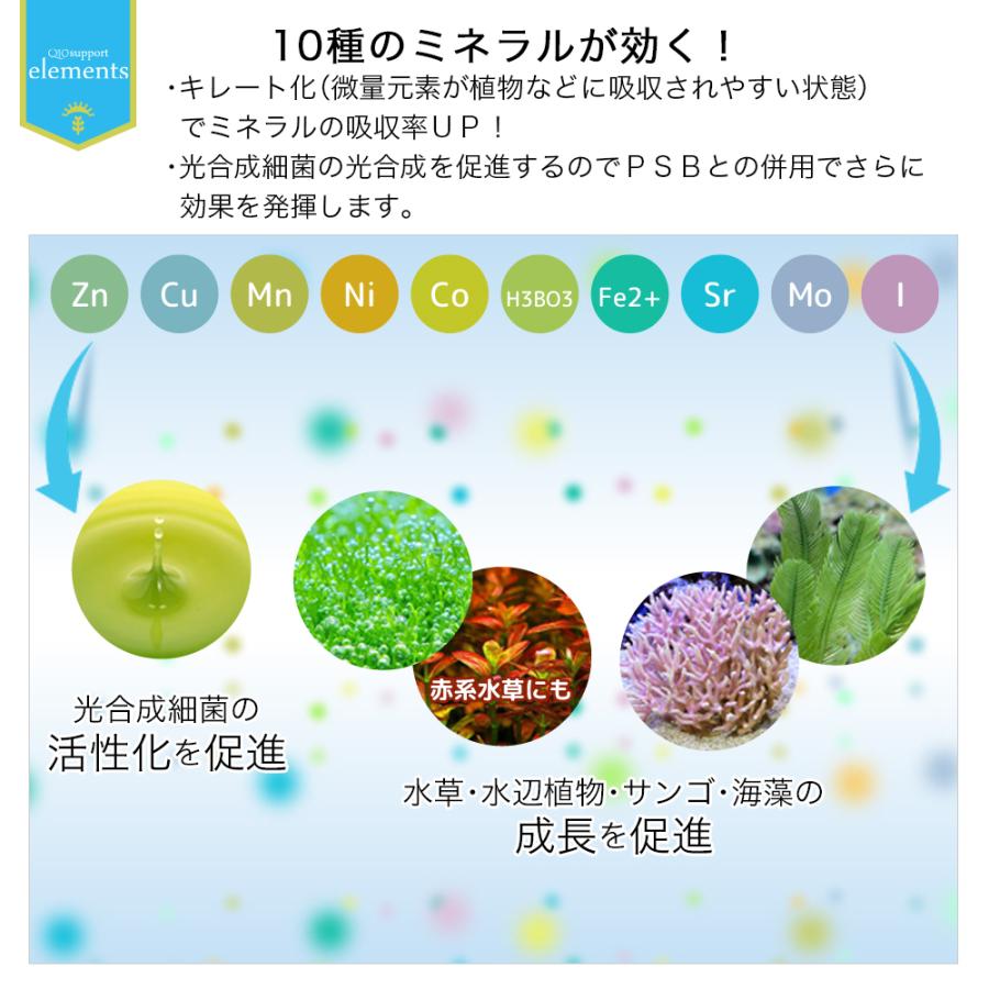 Leaf Corp 水草＆サンゴの成長を促進！ Q10サポートエレメンツ 淡水
