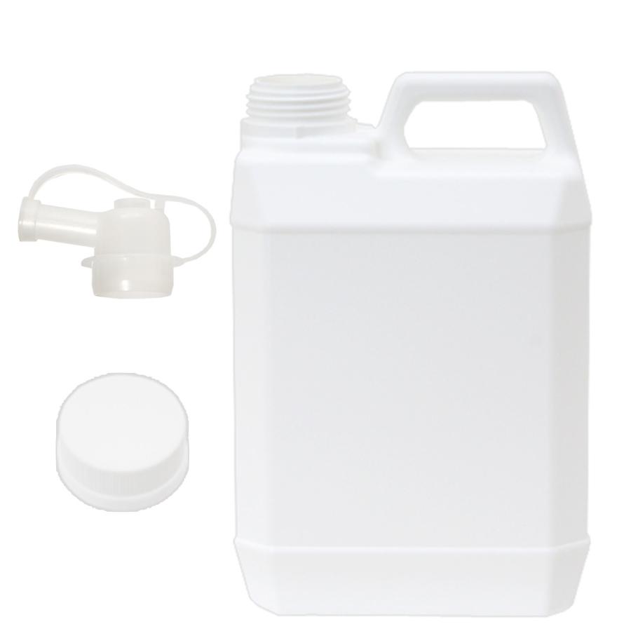 空ボトル‼️キャップ2個セット Leaf Corp ポリ容器 キャップ・透明ノズル付き 2L（空ボトル