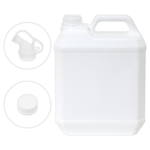 Leaf Corp ポリ容器 キャップ・透明ノズル付き 形状お任せ 4L （空