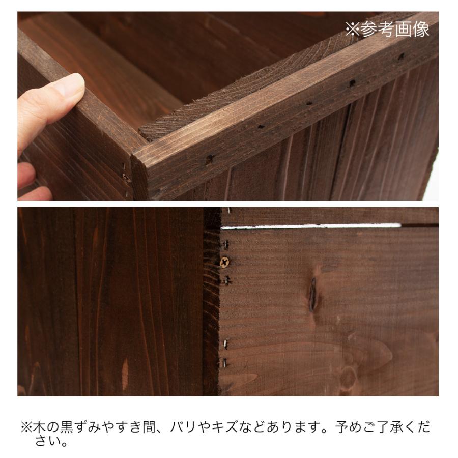 Leaf Corp りんご箱 新りんご箱＋木箱 3点セット アンティーク仕立て