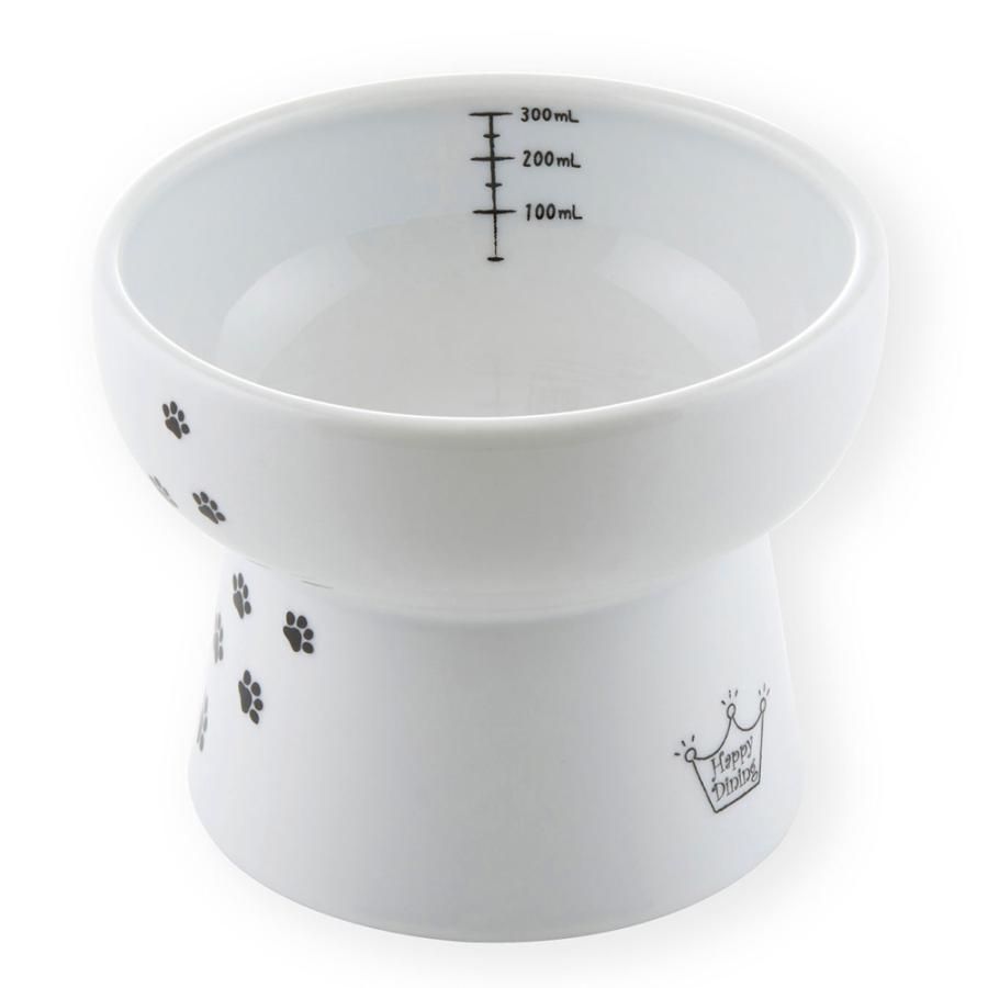 食器　猫壱　ハッピーダイニング　猫用　脚付ウォーターボウル　ハイタイプ　猫柄 | 猫壱 | 01