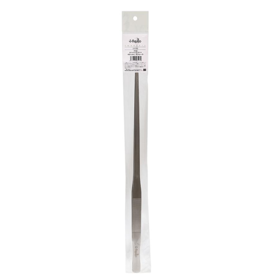 アクロ ステンレスピンセット 48cm ロングサイズ ストレートタイプ