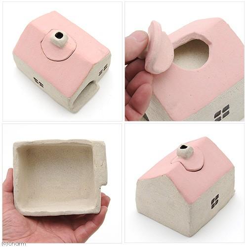 CELLTER【BIG！】LLサイズ　ピンク　爬虫類　両生類　小動物　シェルター Leaf Corp シェルター おうちウェットシェルター ピンク 信楽焼 爬虫類