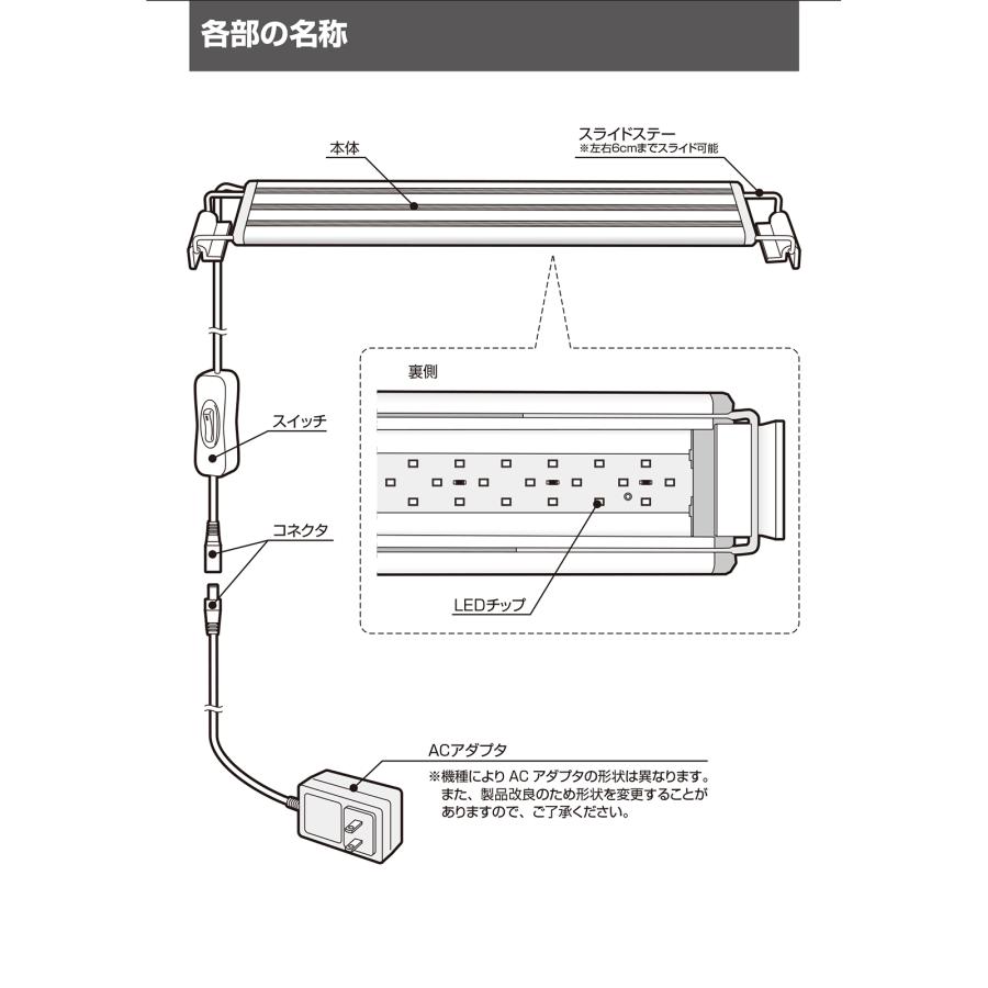 水作 LED ライトアップ 150 ホワイト 15〜25cm水槽 照明