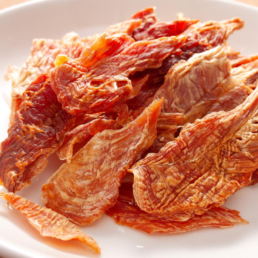 国産　ハーブで育った鶏ささみの割れジャーキー　１００ｇ　訳あり　アルミ袋　無添加　無着色　犬猫用　ＰａｃｋｕｎｘＣＯＣＯＡ | Leaf Corp | 01