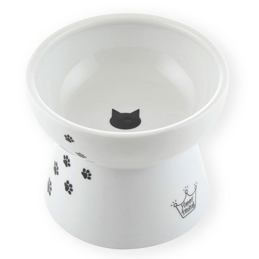 猫壱（necoichi） 食器 猫用 脚付フードボウル L えさいれ 餌入れ