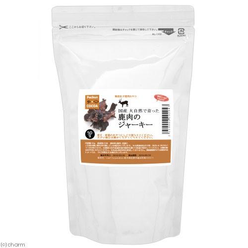 国産　大自然で育った鹿肉のジャーキー　５０ｇ　無添加　無着色　犬猫用　ＰａｃｋｕｎｘＣＯＣＯＡ | Leaf Corp | 01