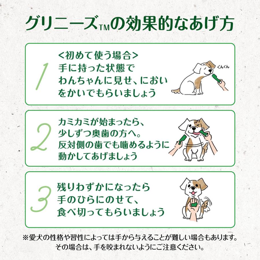 グリニーズ　プラス　成犬用　超小型犬用　ミニ　１．３〜４ｋｇ　９０本　（３０×３袋）　正規品　デンタル　オーラルケア　おやつ | グリニーズ プラス | 06