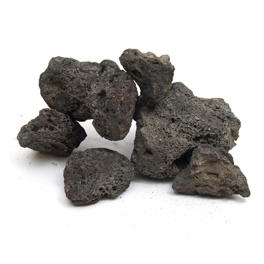 チャーム（charm） 黒溶岩石 3kg 約5〜15cm 30cm水槽向け