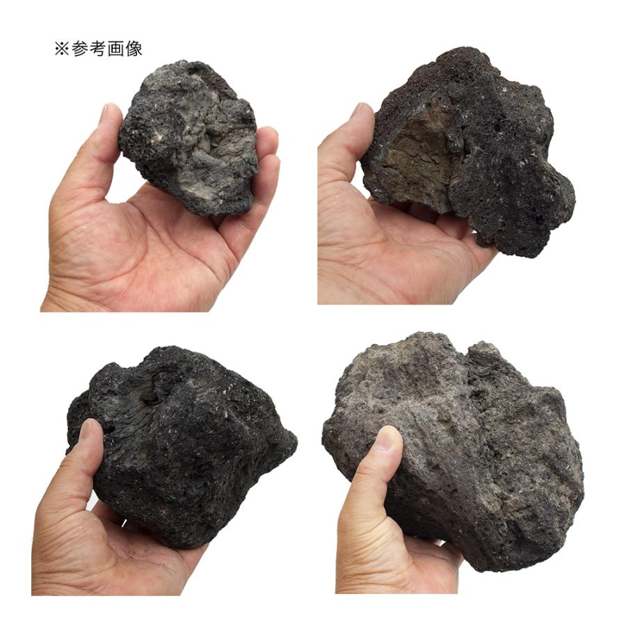 チャーム（charm） 形状お任せ 黒溶岩石 サイズミックス 5kg
