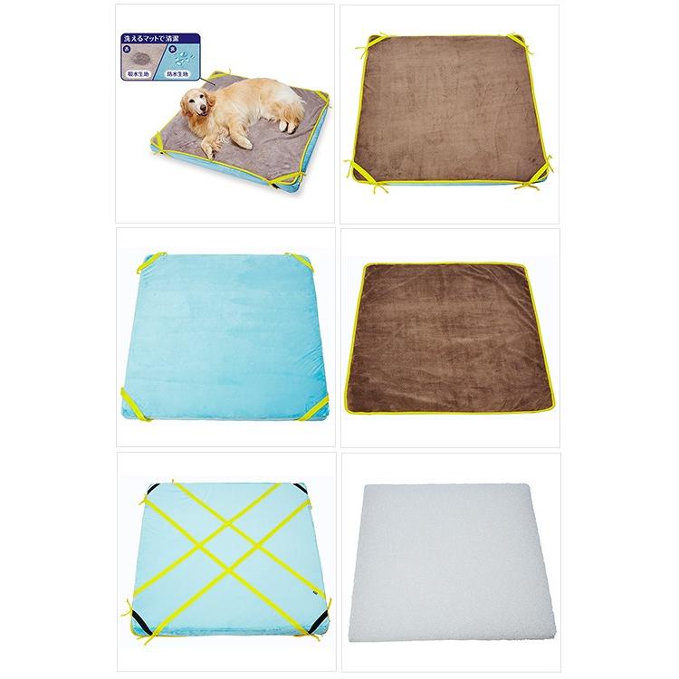 ペティオ zuttone 高反発ベッド 洗える防水介護マットシニア犬