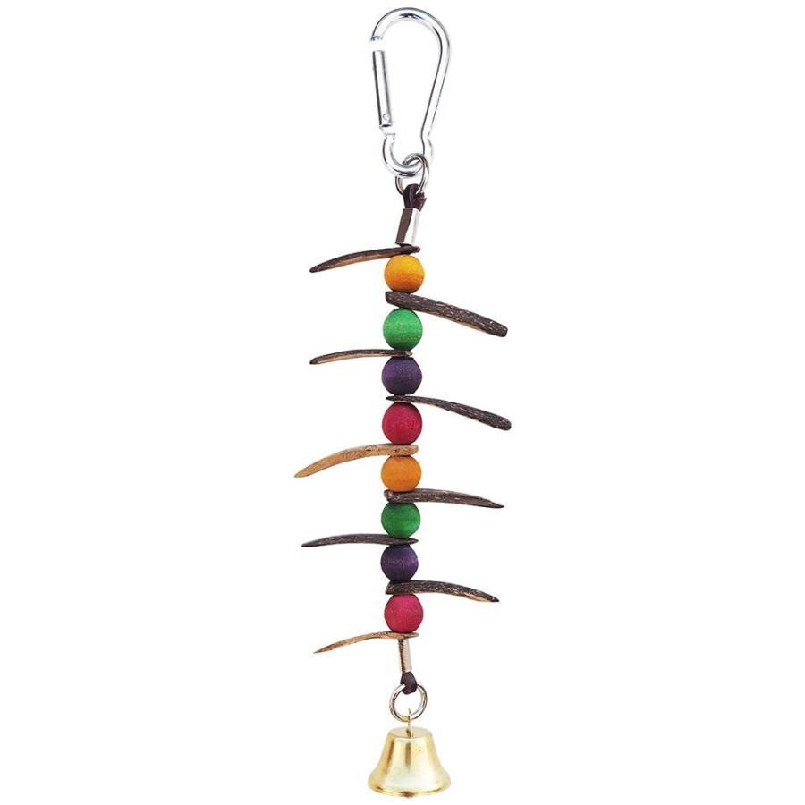 鳥用品 レインボー とんがりココナッツ おもちゃ : チャーム charm ヤフー店