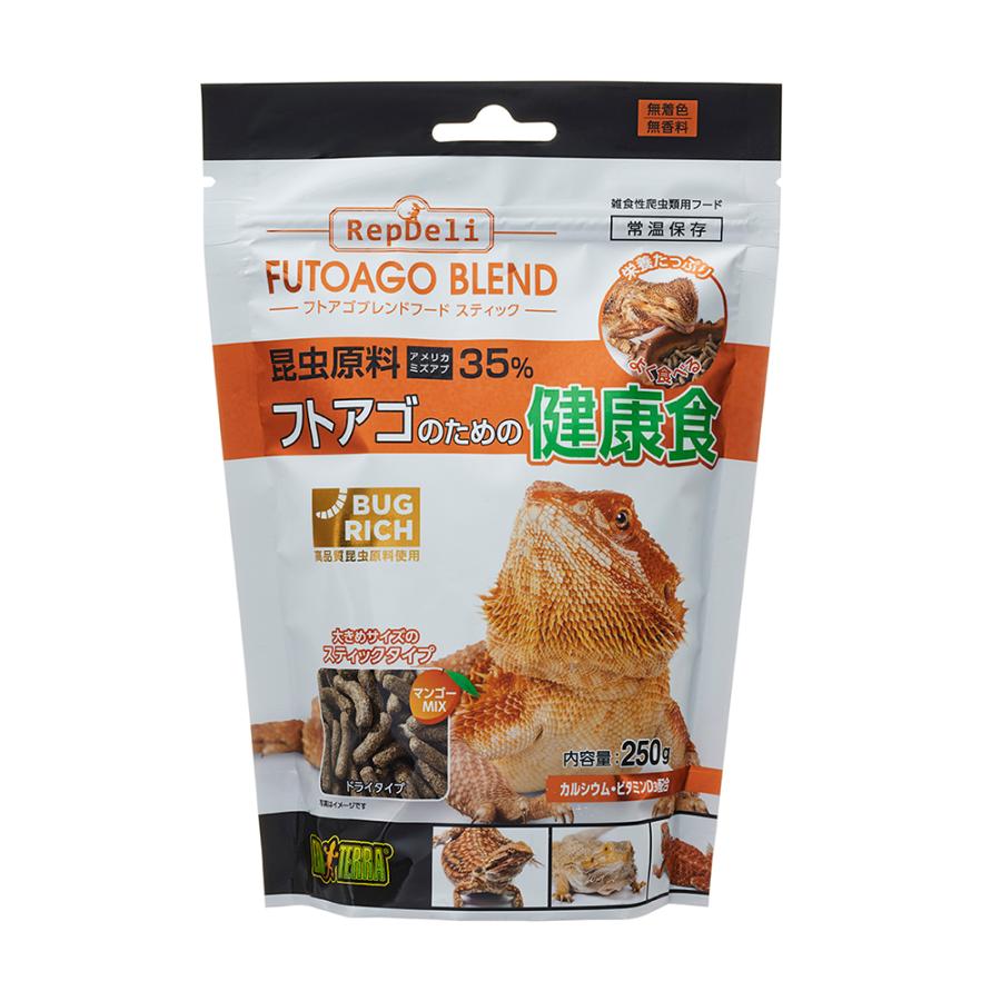 ＧＥＸ　エキゾテラ　フトアゴブレンドフード　スティック　２５０ｇ（Yahoo!・チャーム charm ヤフー店）