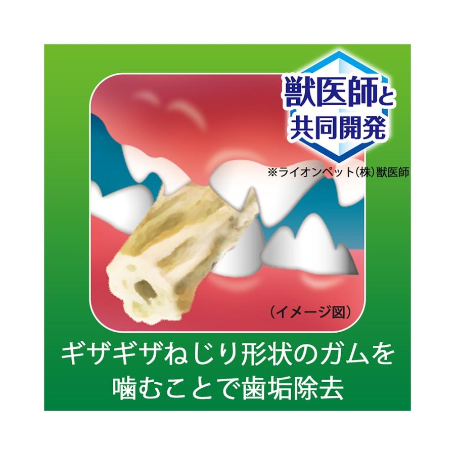ライオン　ペットキッス　ＰＥＴＫＩＳＳ　食後の歯みがきガム　無添加　やわらかタイプ　超小型犬〜小型犬用　８０ｇ（約３０本）　犬　歯磨き　おやつ | PETKISS | 03