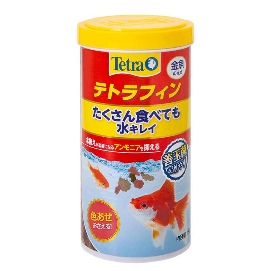 テトラ　テトラフィン　１８０ｇ　金魚　フード　プレバイオティクス　善玉菌　水キレイ　汚れ軽減　金魚の餌 の商品画像