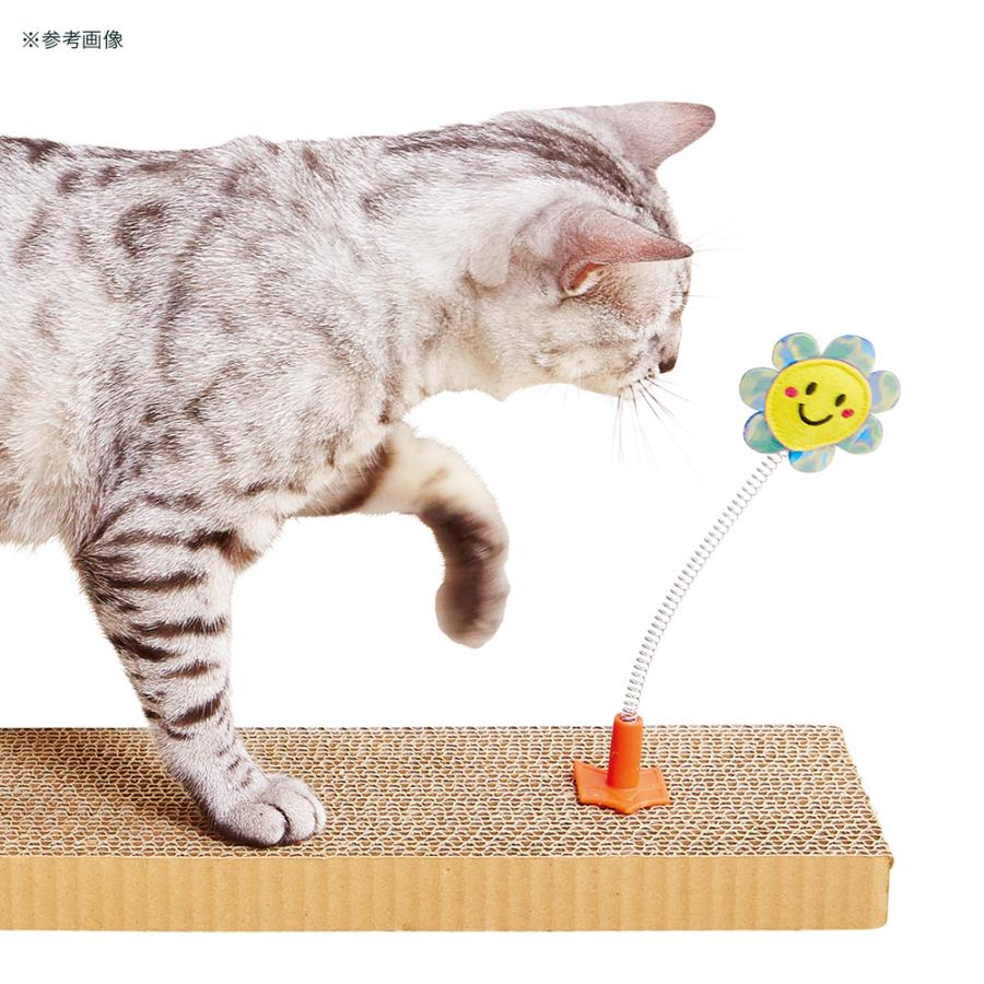 猫じゃらし　ペティオ　猫用おもちゃ　つめみがきｄｅじゃらし　ゆらゆらフラワー　ブルー｜chanet｜02