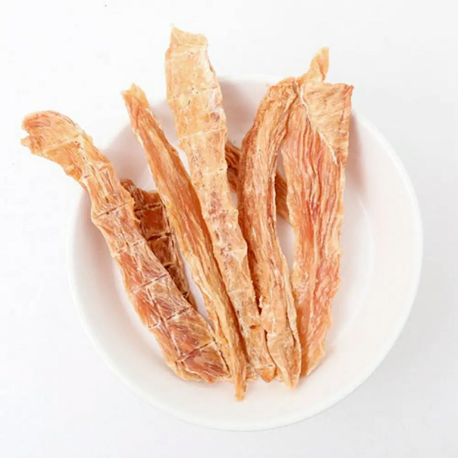 ＪＩＮＪＩＮ　おやつ　極　鶏ささみ　細切りカット　４０ｇ　完全無添加　純国産 | ジンジン | 01