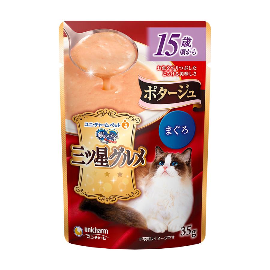銀のスプーン　三ツ星グルメ　パウチ　ポタージュ　１５歳頃から　まぐろ　３５ｇ×１６０袋（Yahoo!・チャーム charm ヤフー店）