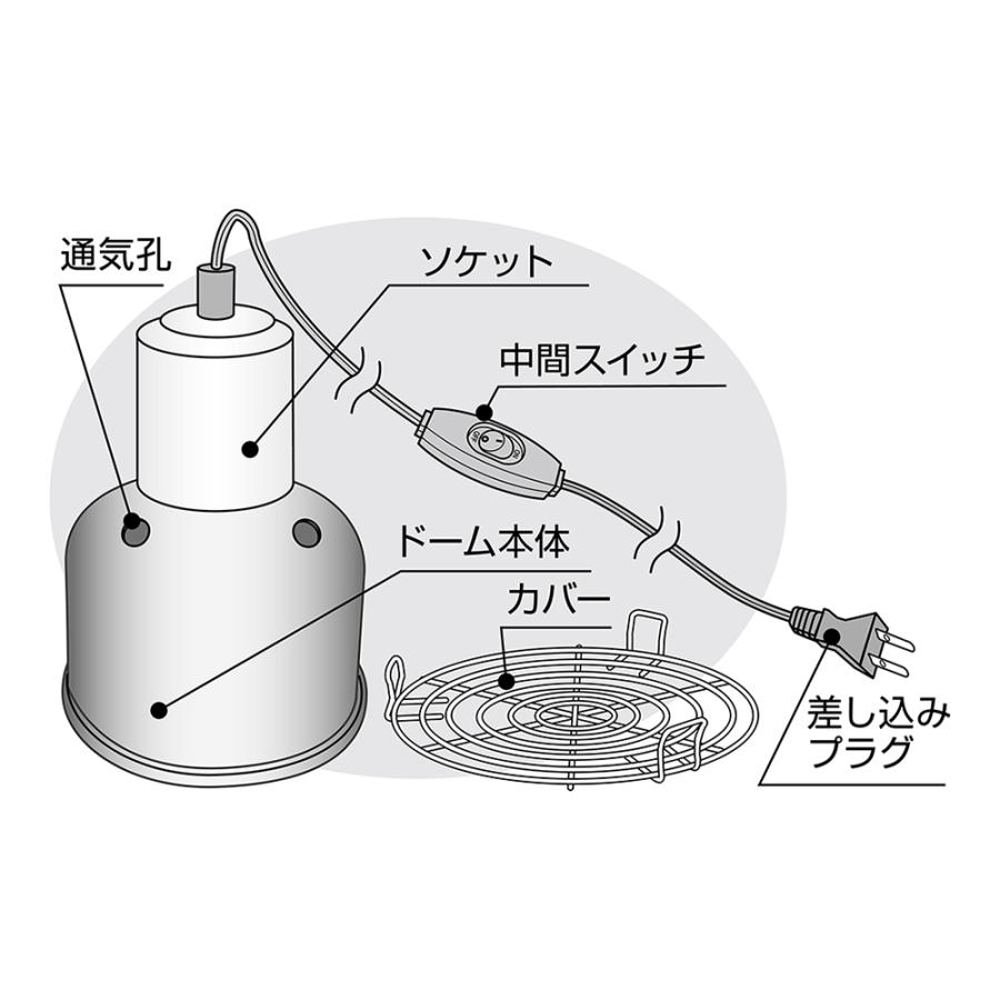 GEX（ジェックス） エキゾテラ ライトドーム ナノ 爬虫類 ライト