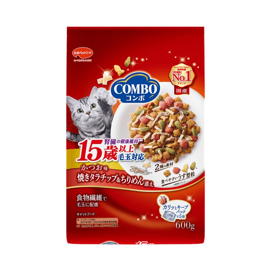 COMBO キャットフード コンボ 毛玉対応 15歳以上 かつお味