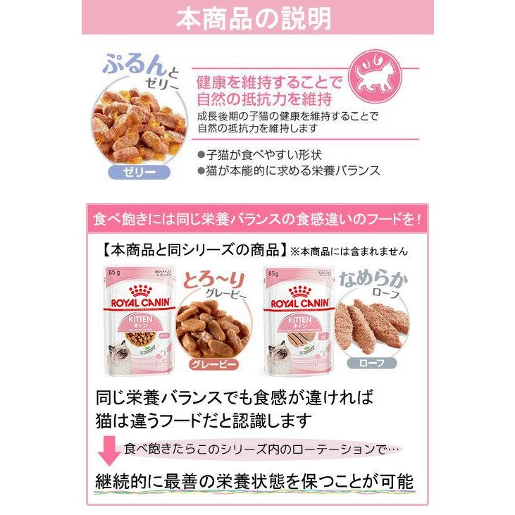 ロイヤルカナン（ROYAL CANIN） 子猫 キトン ゼリー 成長後期の子猫用