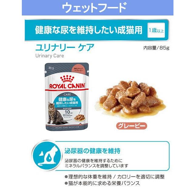 ロイヤルカナン　猫　健康な尿の維持ドライウェットセット　ドライ２ｋｇ&times;１袋　ジップ付＋パウチ８５ｇ&times;４袋　お一人様５点限り
