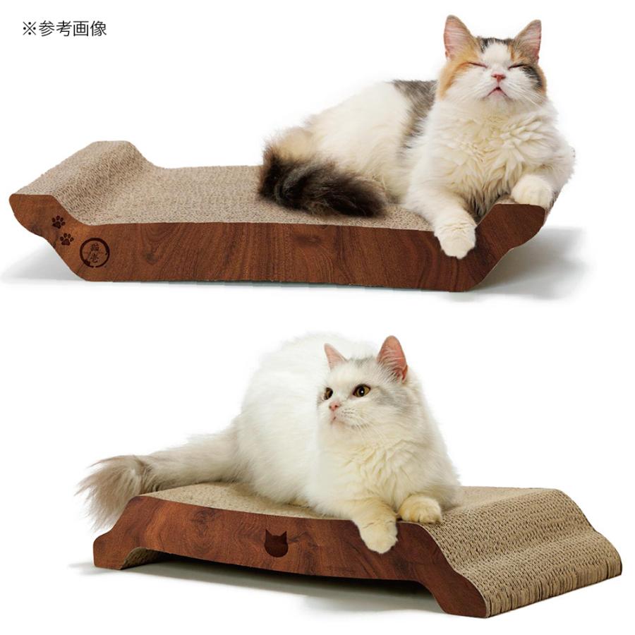 猫用　爪とぎ　猫壱　バリバリベッド　Ｌ　ダークブラウン | 猫壱 | 01