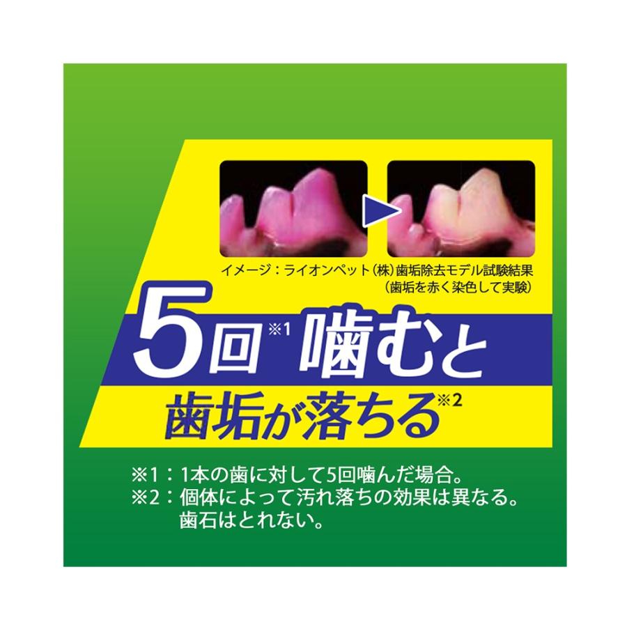 ライオン　ペットキッス　ＰＥＴＫＩＳＳ　食後の歯みがきガム　やわらかタイプ　超小型犬〜小型犬用　９０ｇ（約３５本）×６袋　犬　歯磨き　おやつ | PETKISS | 02