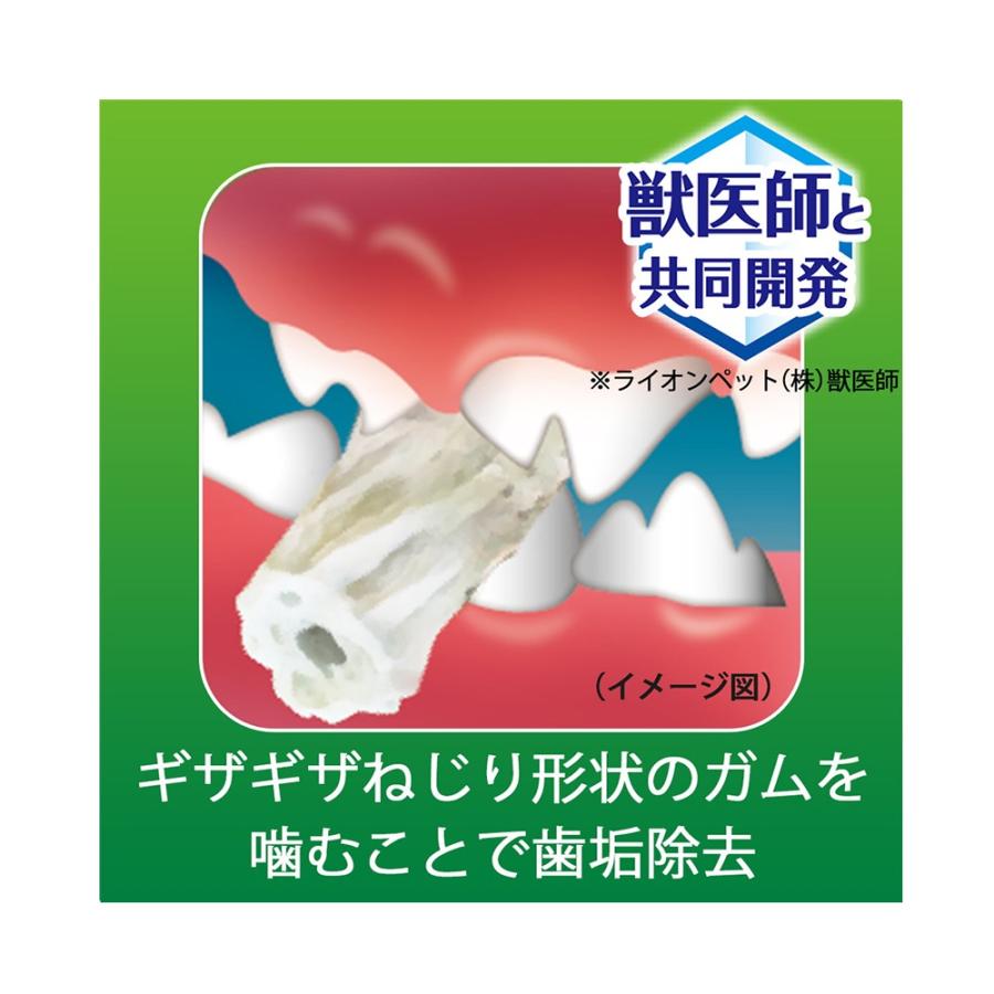 ライオン　ペットキッス　ＰＥＴＫＩＳＳ　食後の歯みがきガム　やわらかタイプ　超小型犬〜小型犬用　９０ｇ（約３５本）×６袋　犬　歯磨き　おやつ | PETKISS | 03