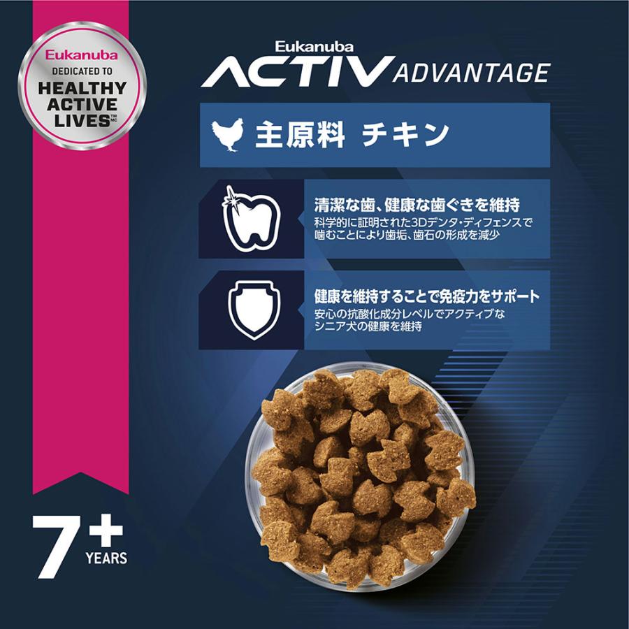 ユーカヌバ（Eukanuba） ドッグフード ミディアム シニア 2．7kg